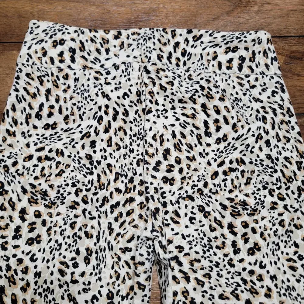 Zac & Rachel Cheetah Print Pull-On Capris - Size 14